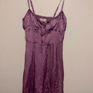 Lilac Silk slip dress